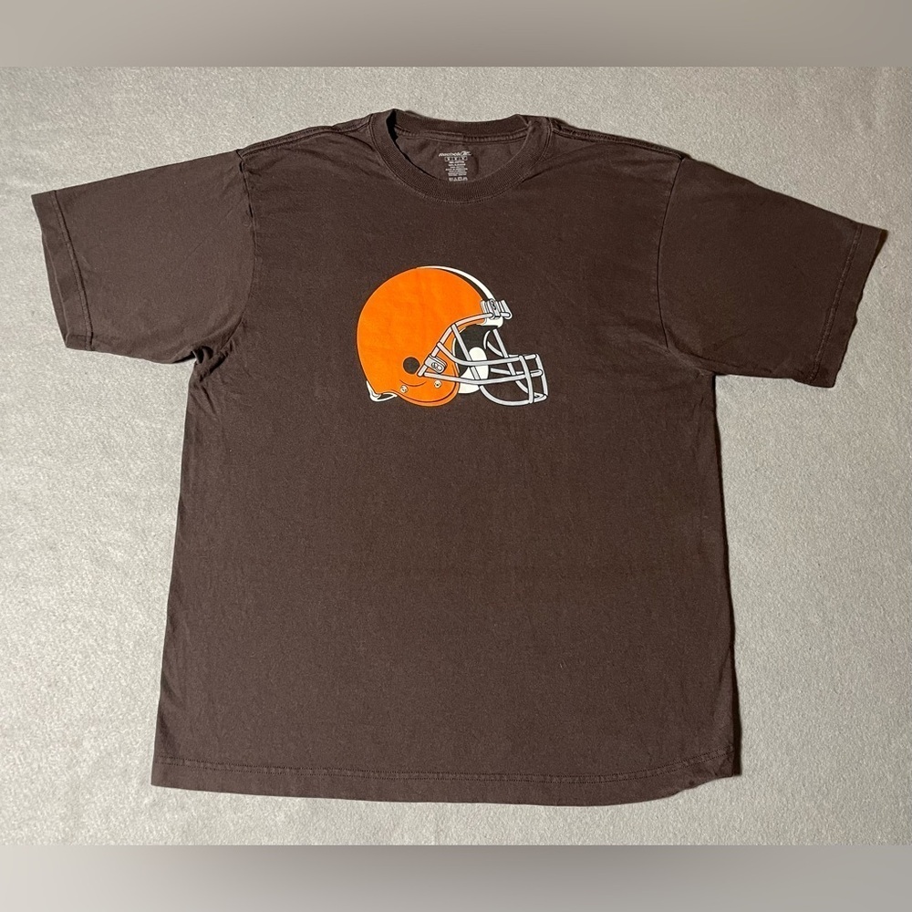Reebok NFL Cleveland Browns T-Shirt Men’s Size Medium Brown Football Tee